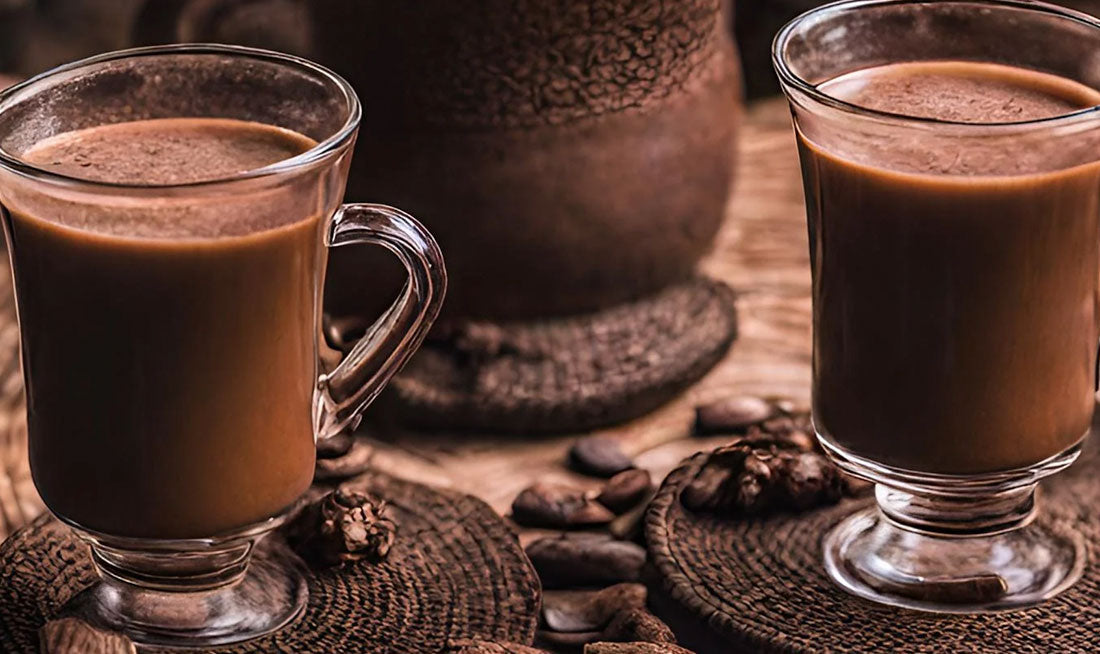 Traditional mayan ceremonial cacao drink